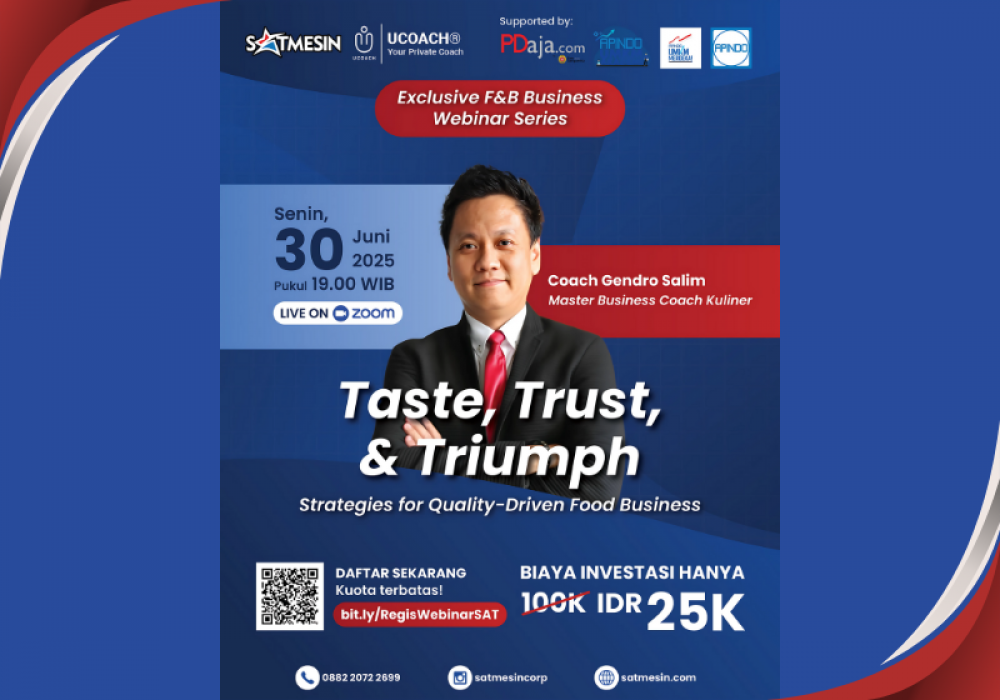 Webinar Bisnis Kuliner Eksklusif - SAT X UCOACH | TopKarir.com