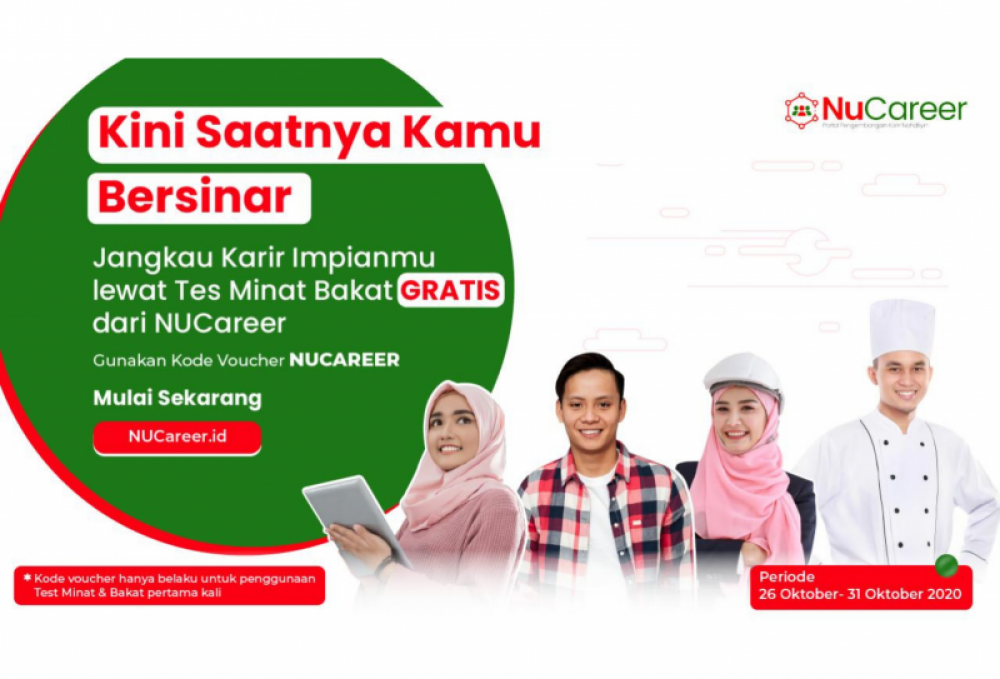 Program Tes Minat & Bakat GRATIS dari NUCareer Spesial untuk Para Nahdliyin | TopKarir.com