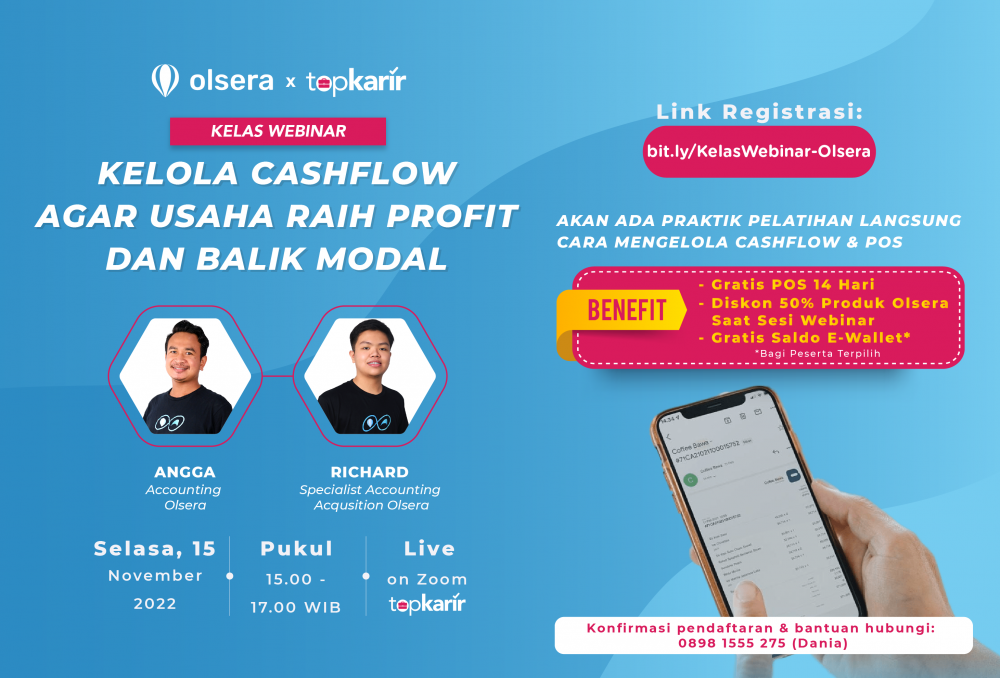 Kelola Cashflow Agar Usaha Profit dan Balik Modal | TopKarir.com